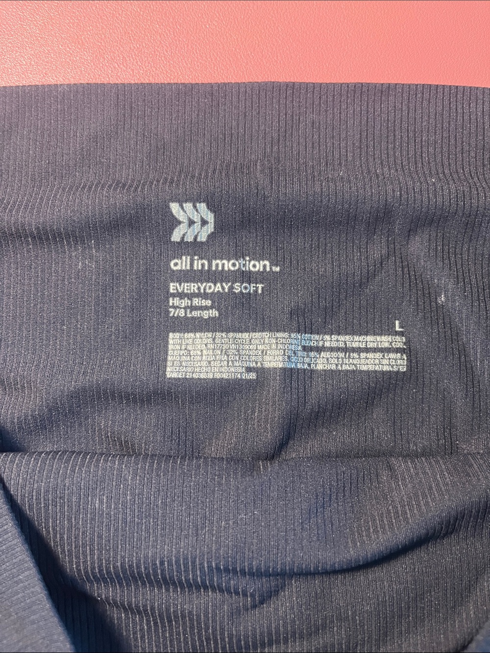 Heather Gray and Black Active Leggings Set 2 PAIRS - Picture 9 of 12